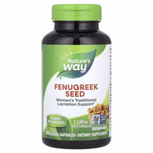 Nature's Way, Fenugreek Seed, 1,130 mg, 180 Vegan Capsules (565 mg per Capsule)