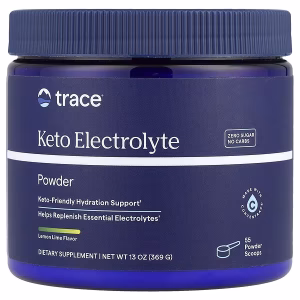 Trace, Keto Electrolyte Powder, Lemon Lime, 13 oz (369 g)