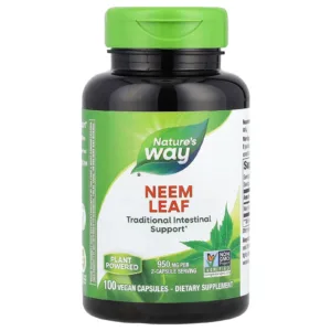 Nature's Way, Neem Leaf, 100 Vegan Capsules (475 mg per Capsule)