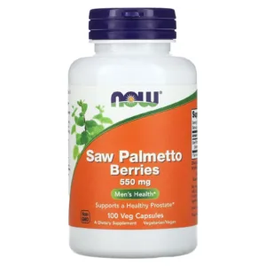 NOW Foods، توت الساوا بالميتو، صحة الرجال، 550 ملغ، 100 كبسولة نباتية