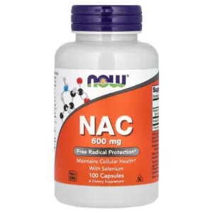 NOW Foods، NAC مع السيلينيوم، 100 كبسولة