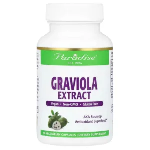 Paradise Herbs, Graviola Extract, 250 mg, 60 Vegetarian Capsules