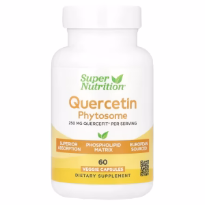 Super Nutrition, Quercetin Phytosome Quercefit®, 250 mg, 60 Veggie Capsulesa