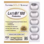 California Gold Nutrition, LactoBif® 100 Probiotics, 100 Billion CFU, 30 Veggie Capsules