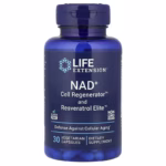 Life Extension, NAD+ Cell Regenerator™ and Resveratrol Elite™, 30 Vegetarian Capsules