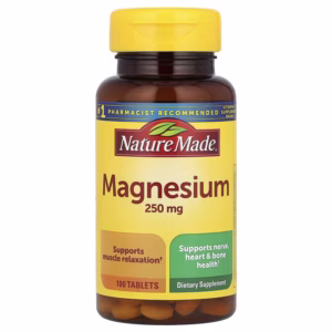 Nature Made, Magnesium, 250 mg, 100 Tablets
