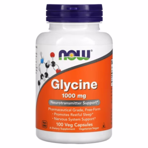 NOW Foods, Glycine, 1,000 mg, 100 Veg Capsules