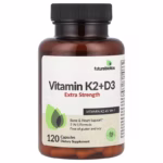 Futurebiotics, Vitamin K2 + D3, 120 Capsules