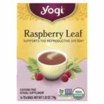 Yogi Tea, Raspberry Leaf, Caffeine Free, 16 Tea Bags, 1.02 oz (29 g)