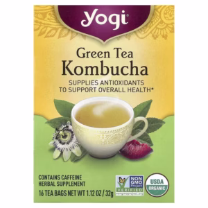 Yogi Tea, Green Tea Kombucha, 16 Tea Bags, 1.12 oz (32 g)